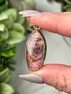 Flashy Sunstone Pendant - #8