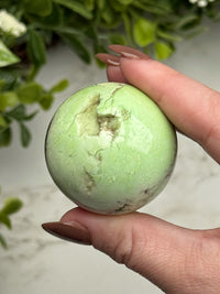 Chrysoprase Sphere - #11