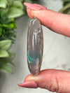 Chrysocolla, Chalcedony, and Copper Palmstone - #12
