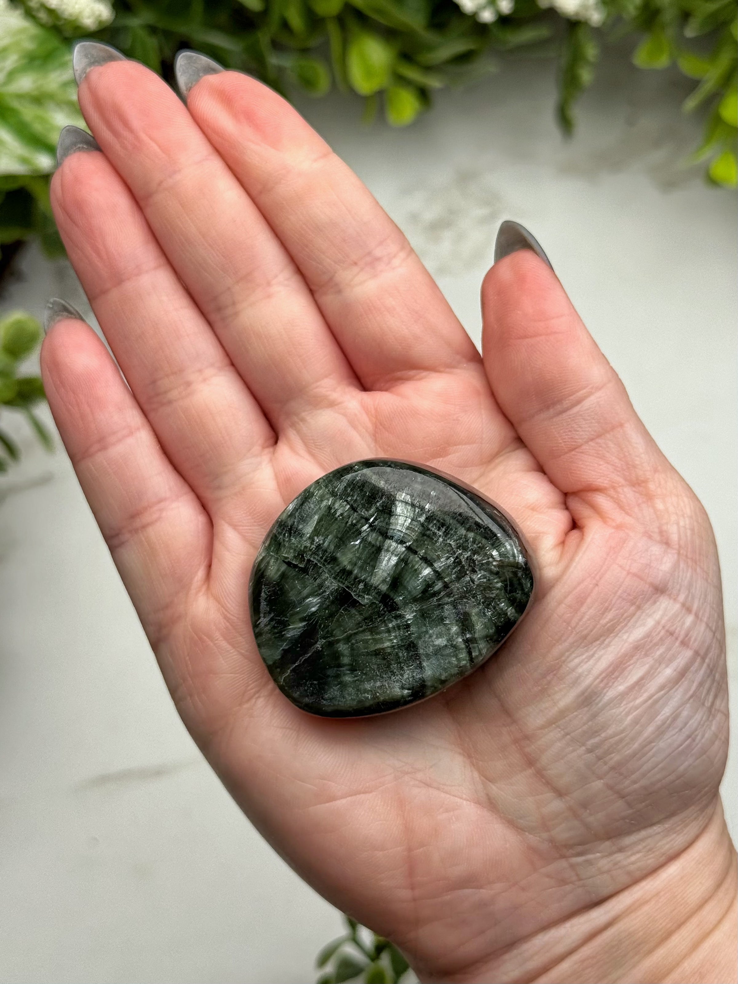 Seraphinite Palmstone - #7
