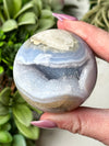 Druzy Blue Lace Agate Sphere - #6