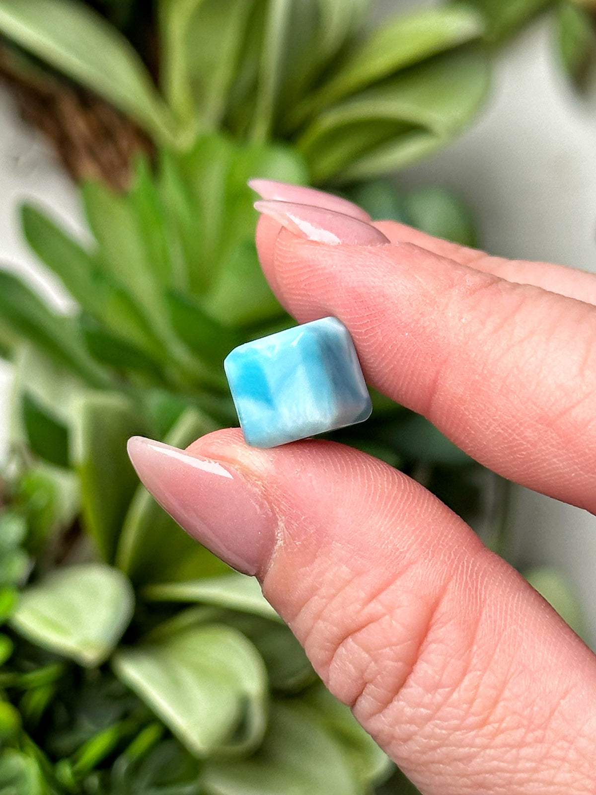 Mini Larimar Cube - #14