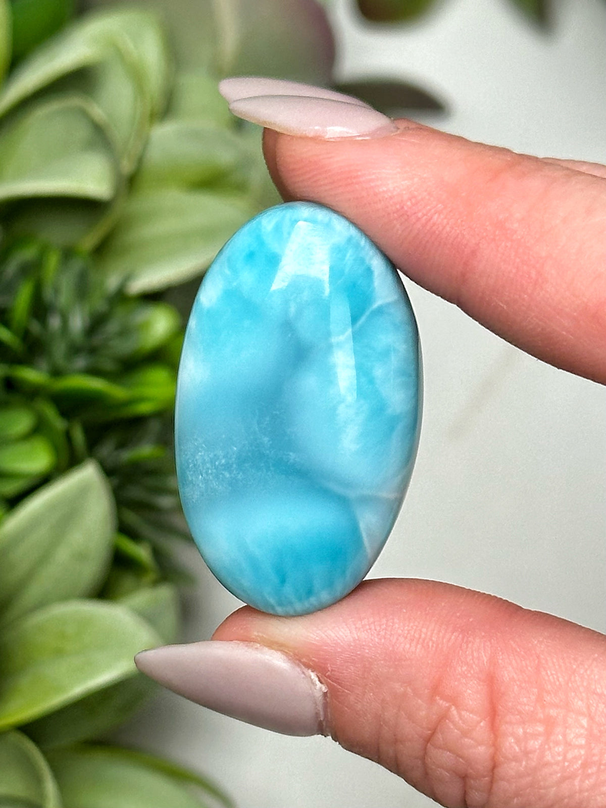 Larimar Worry Stone - #15