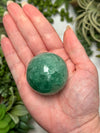 Green Strawberry Quartz Sphere - #7
