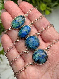 Azurite Bracelets - Third-Eye & Crown Chakras - No. 75