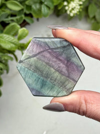 Fluorite Hexagon - #14
