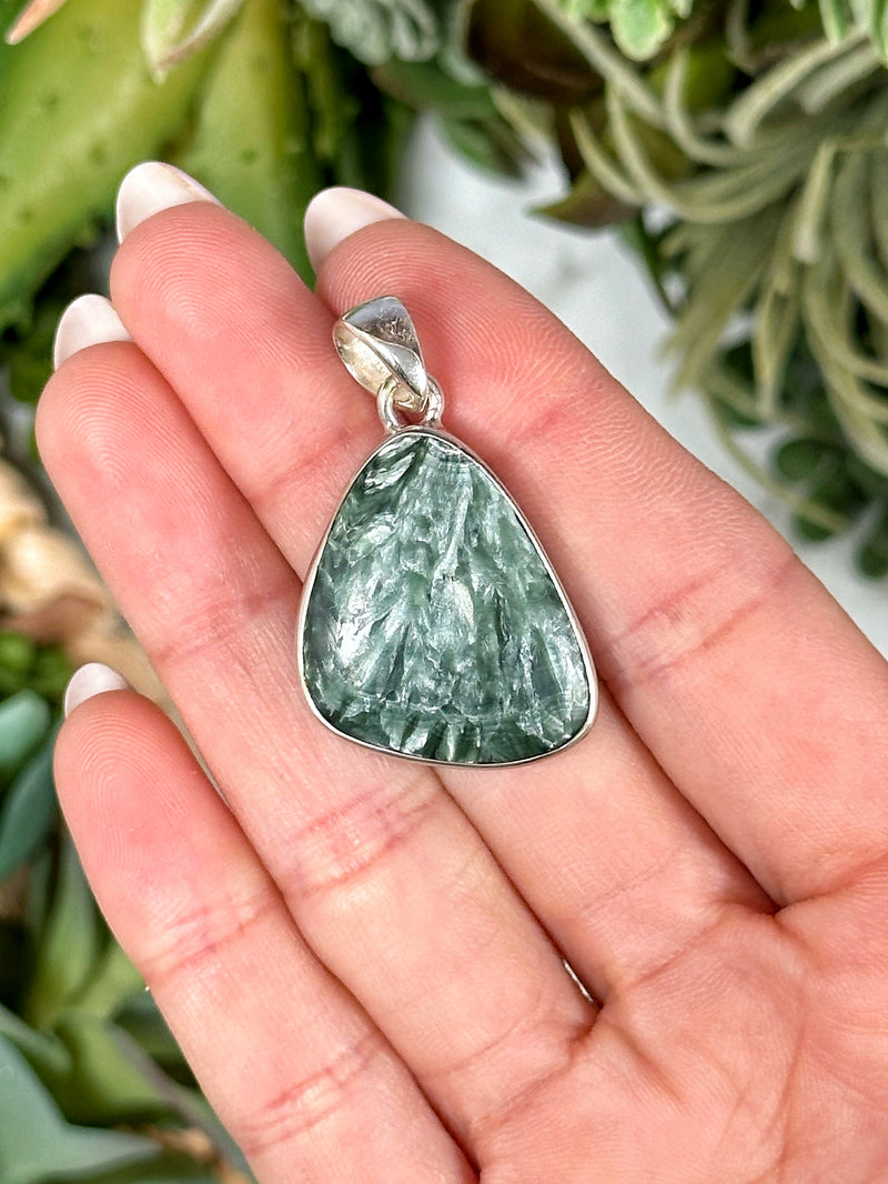 Seraphinite Pendant - #1