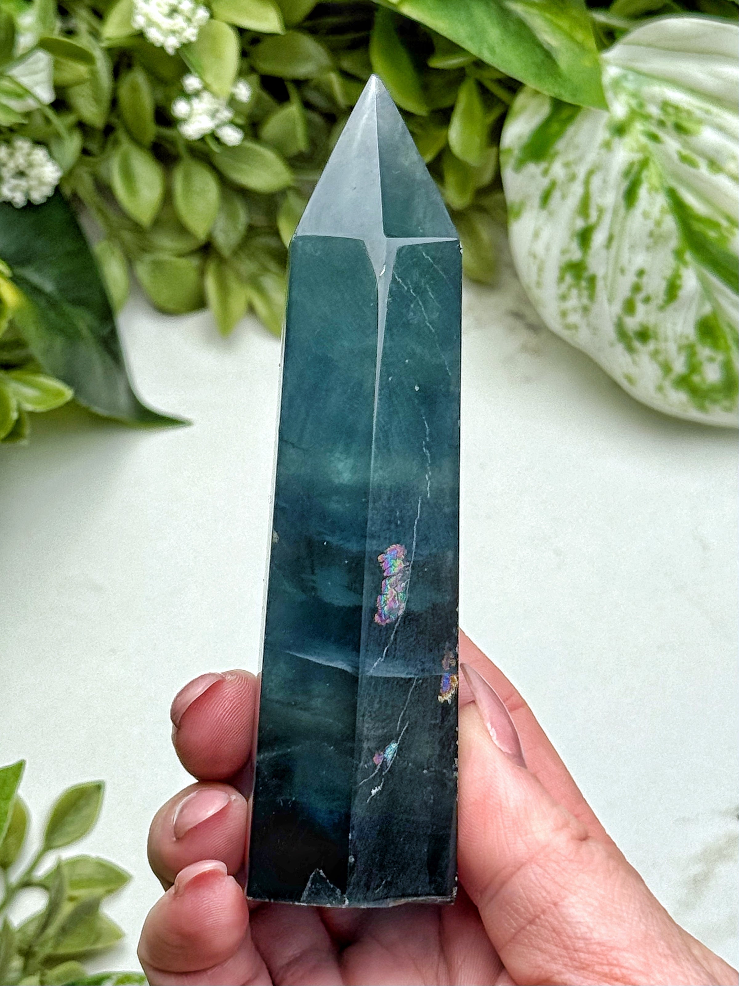 Fluorite Point - #15