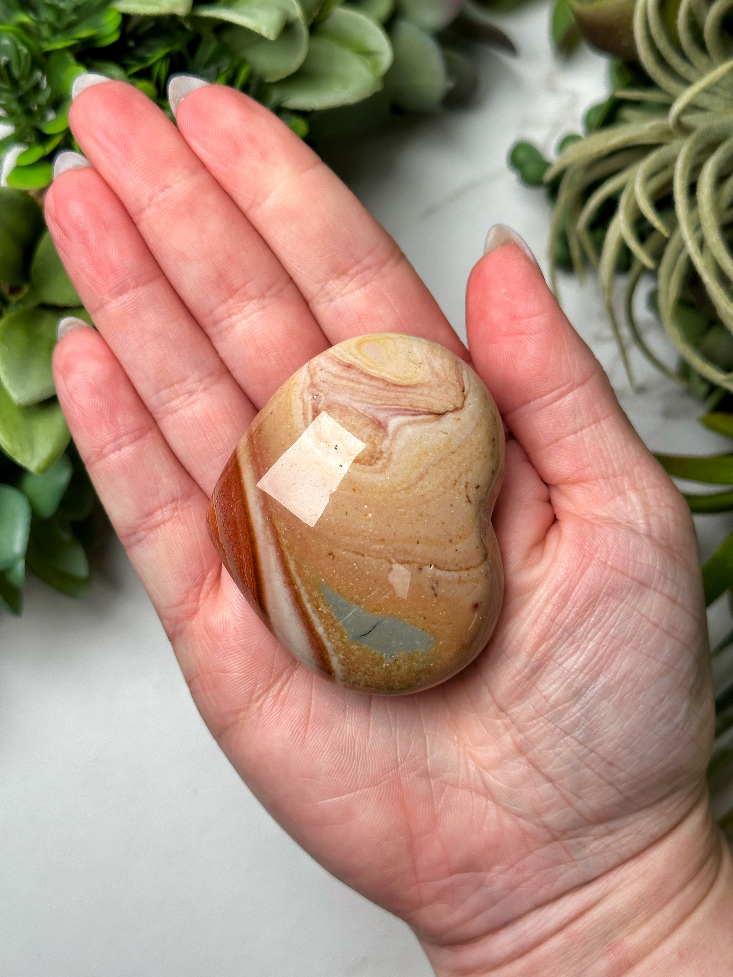 Polychrome Jasper Heart - #16