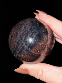 Iolite with Sunstone Sphere - #10
