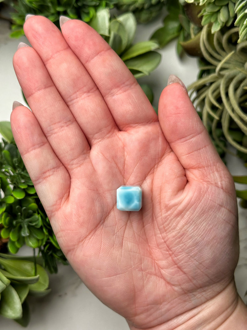 Mini Larimar Cube - #18