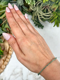 Faceted Green Aventurine Bracelet - #1