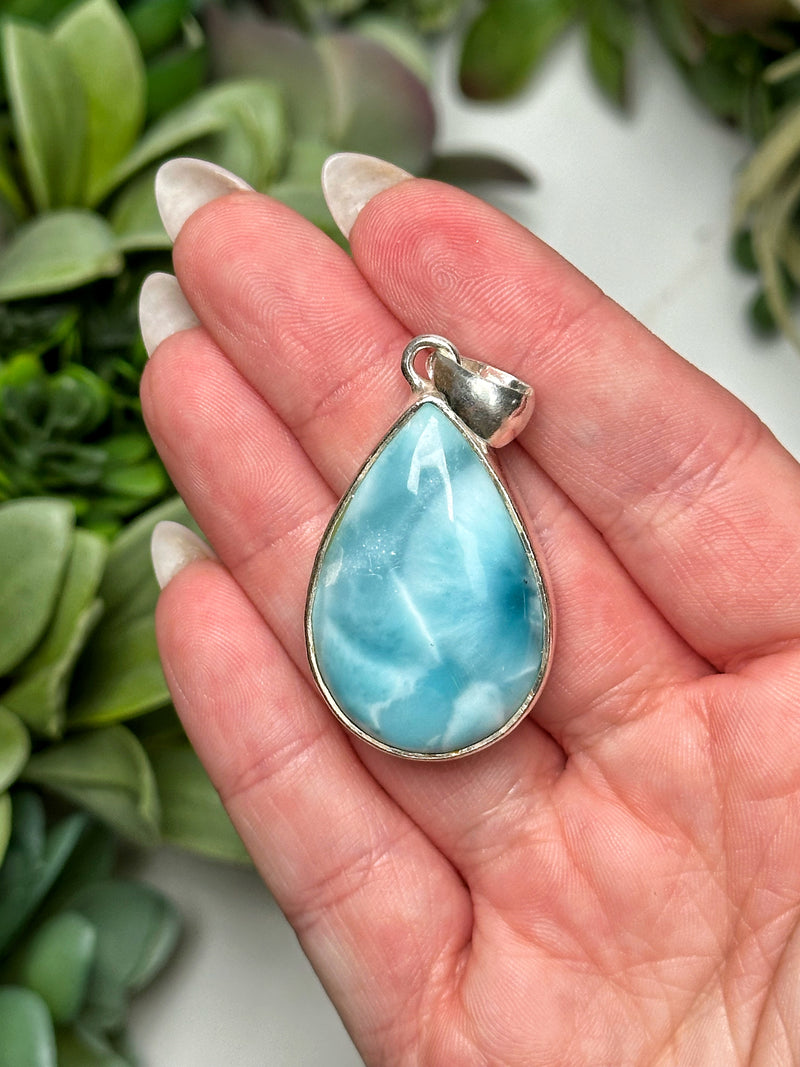 Larimar Pendant - #7