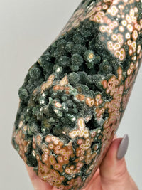 Druzy Ocean Jasper Freeform - #1