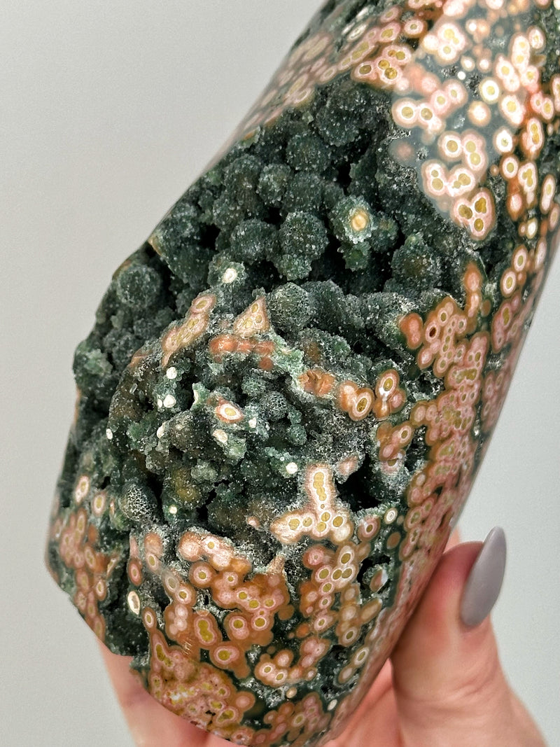 Druzy Ocean Jasper Freeform - #1