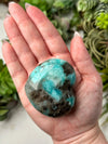 Smoky Amazonite Heart - #14