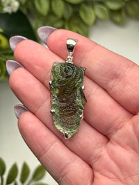 Moldavite Dragon Pendant - #111