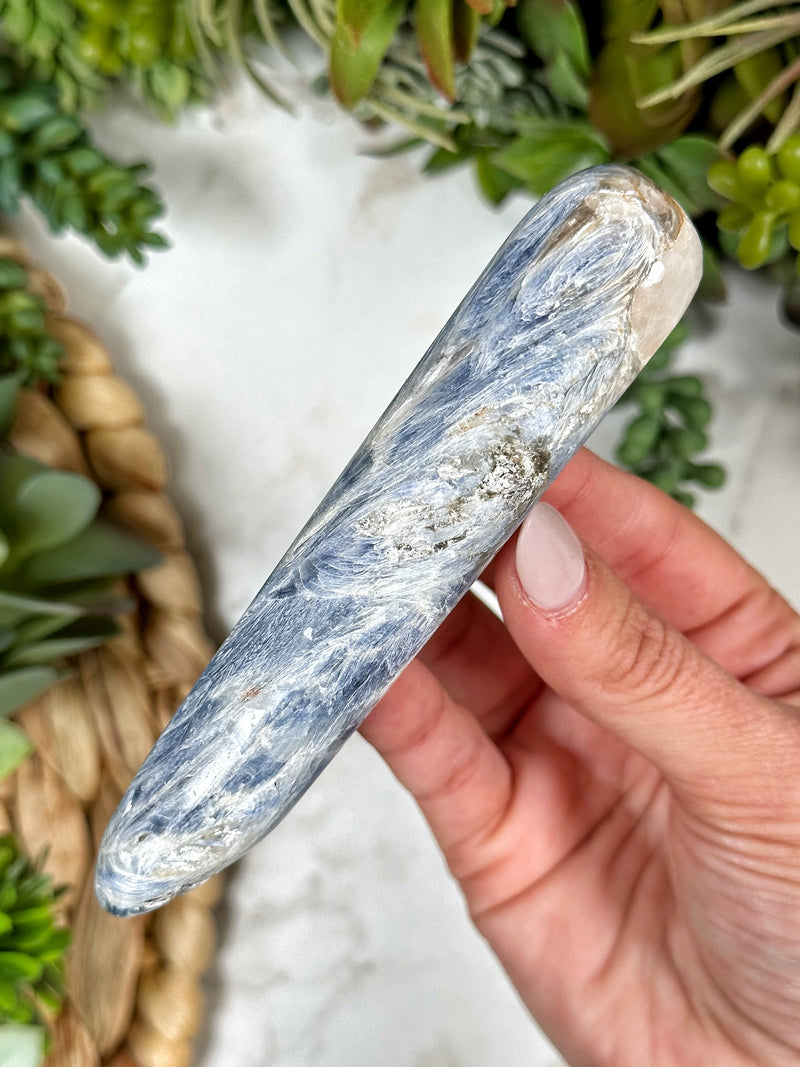 Blue Kyanite Wand - #2