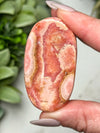Rhodochrosite Worry Stone - #13
