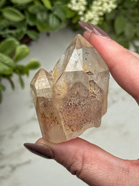 Raw Hematite in Quartz - #16