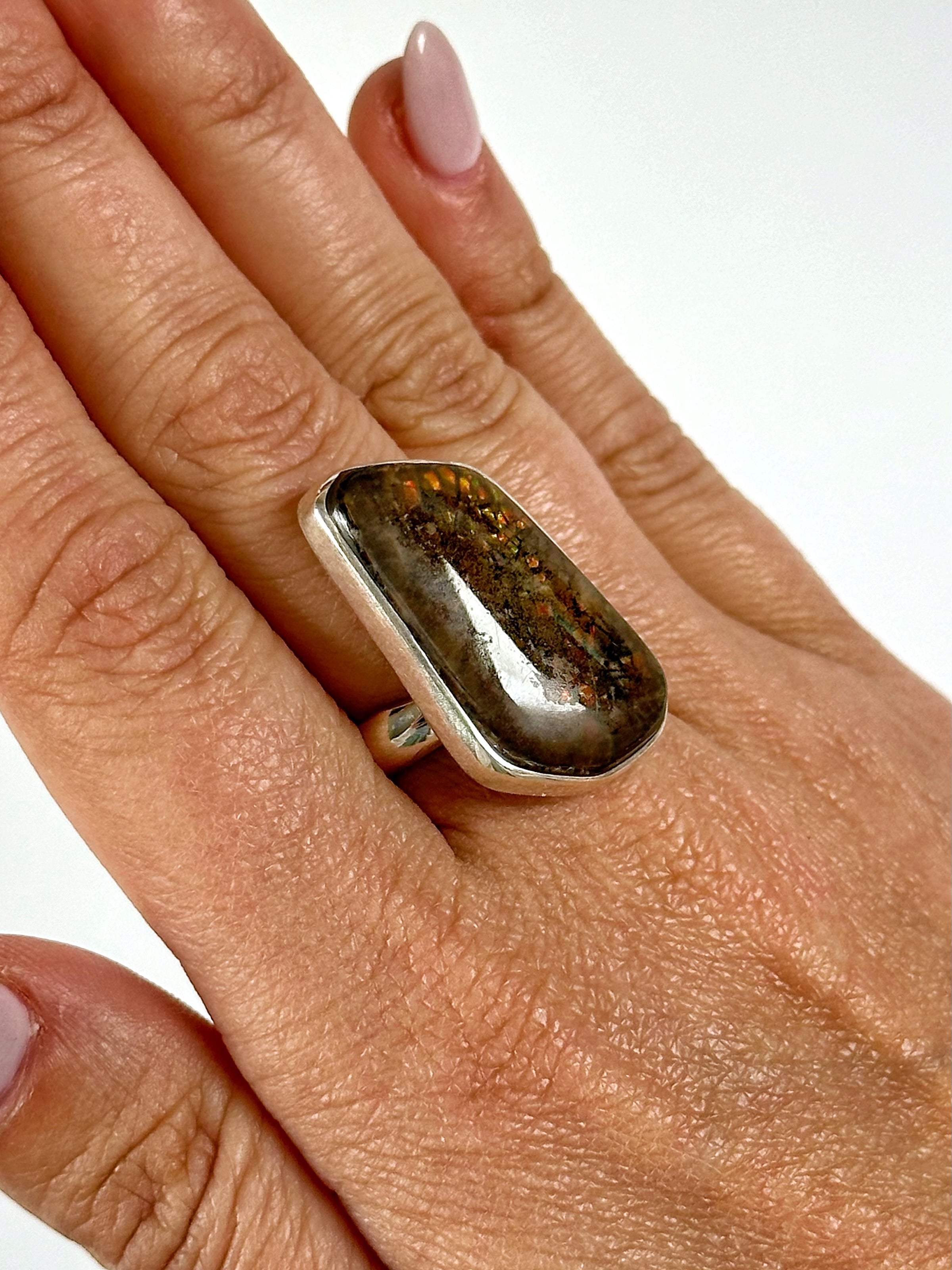 Ammolite Ring - #1