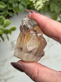Raw Hematite in Quartz - #12