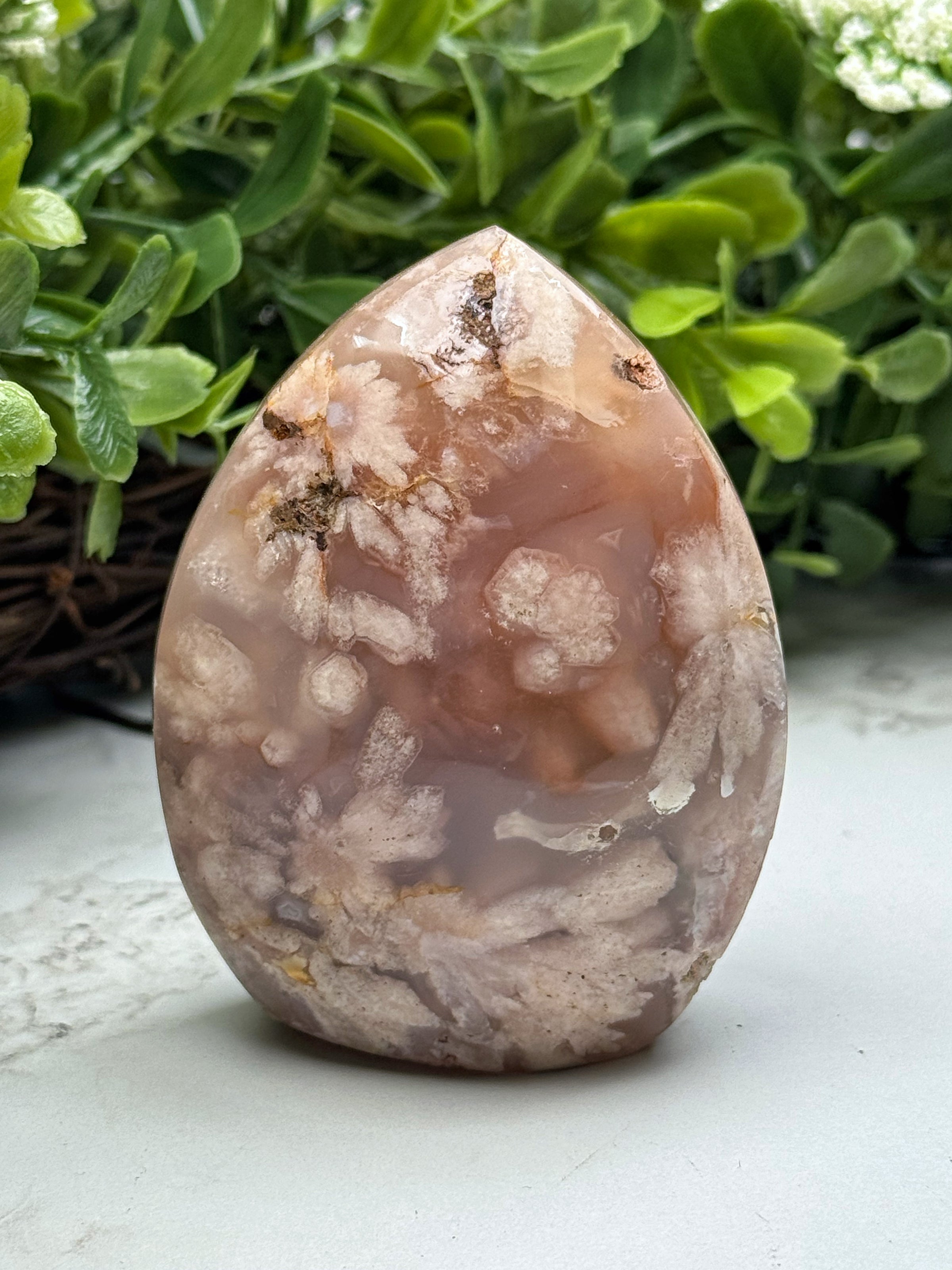 Flower Agate Freeform - #10