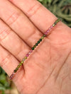 Faceted Watermelon Tourmaline Bracelet - #1