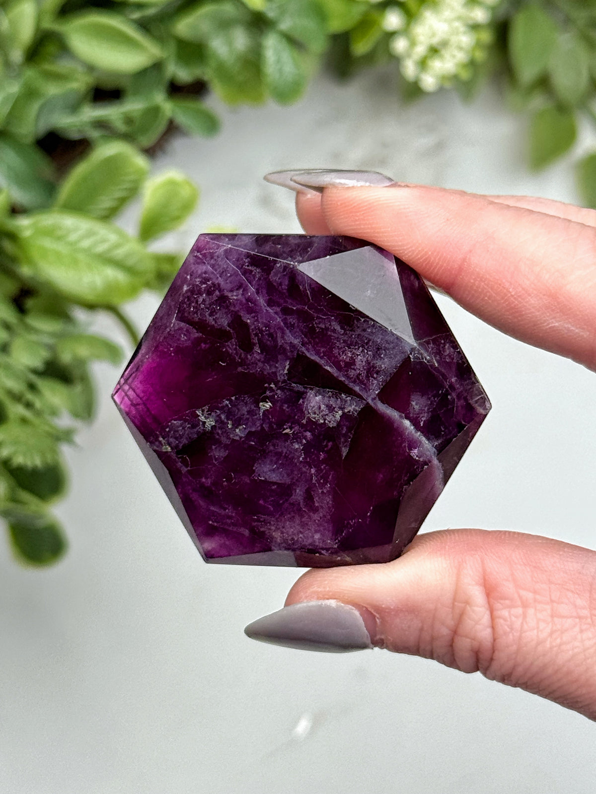 Fluorite Hexagon - #12