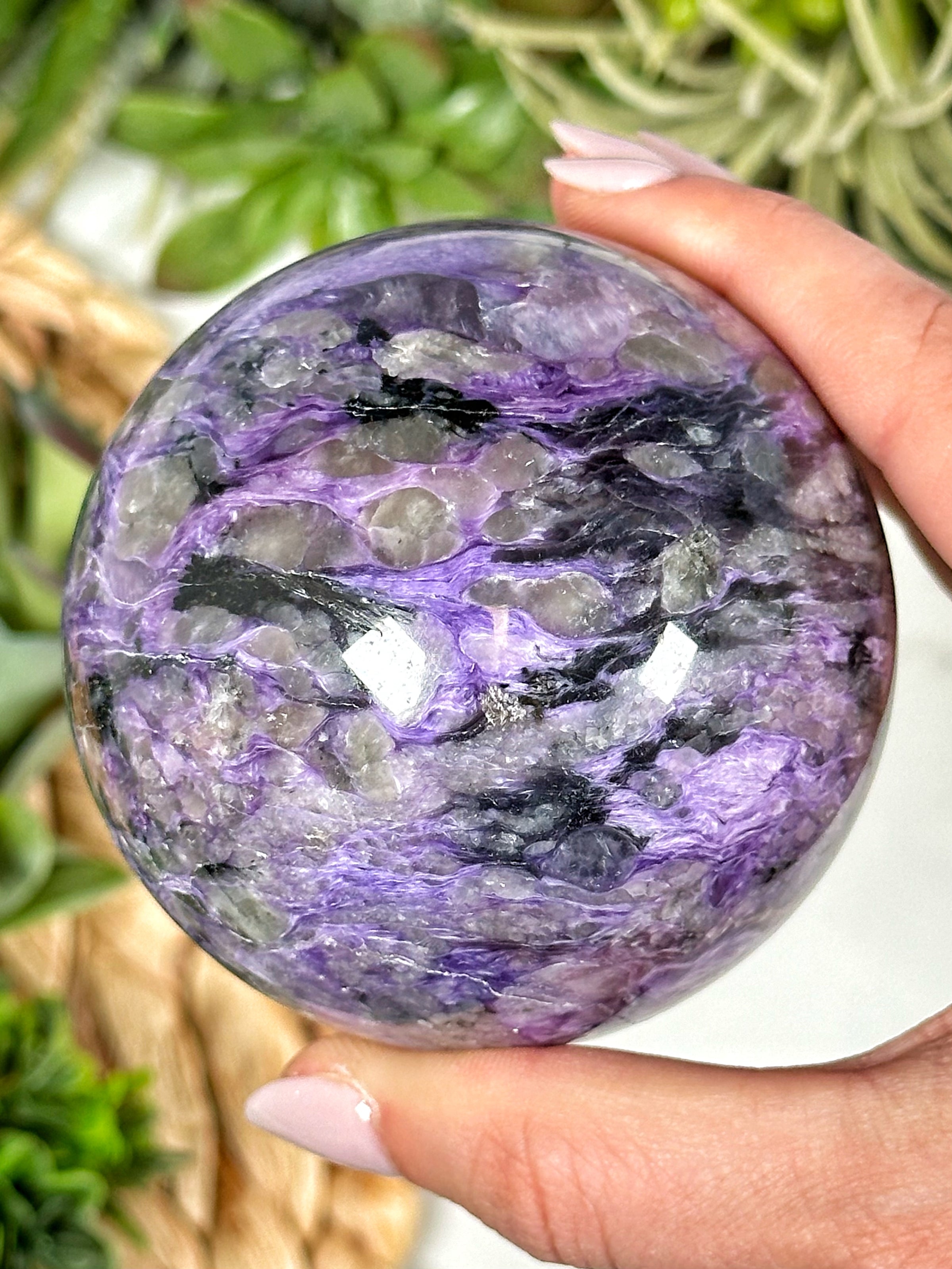 Charoite Sphere - #1