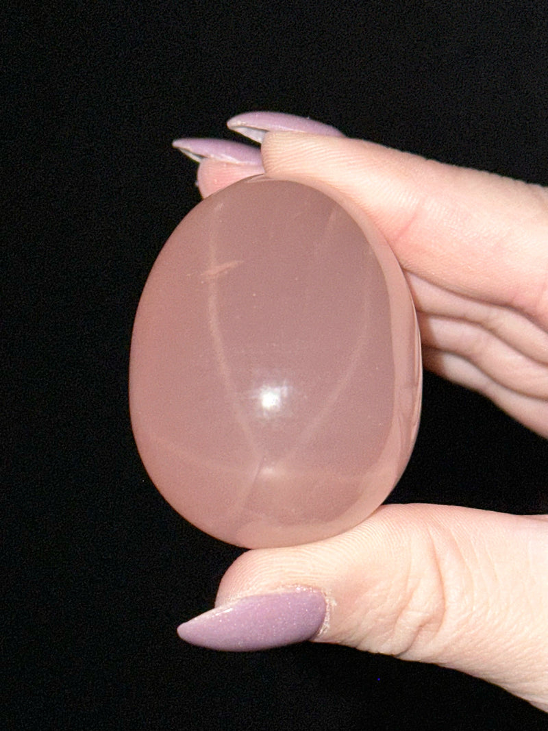 Star Rose Quartz Egg - #3
