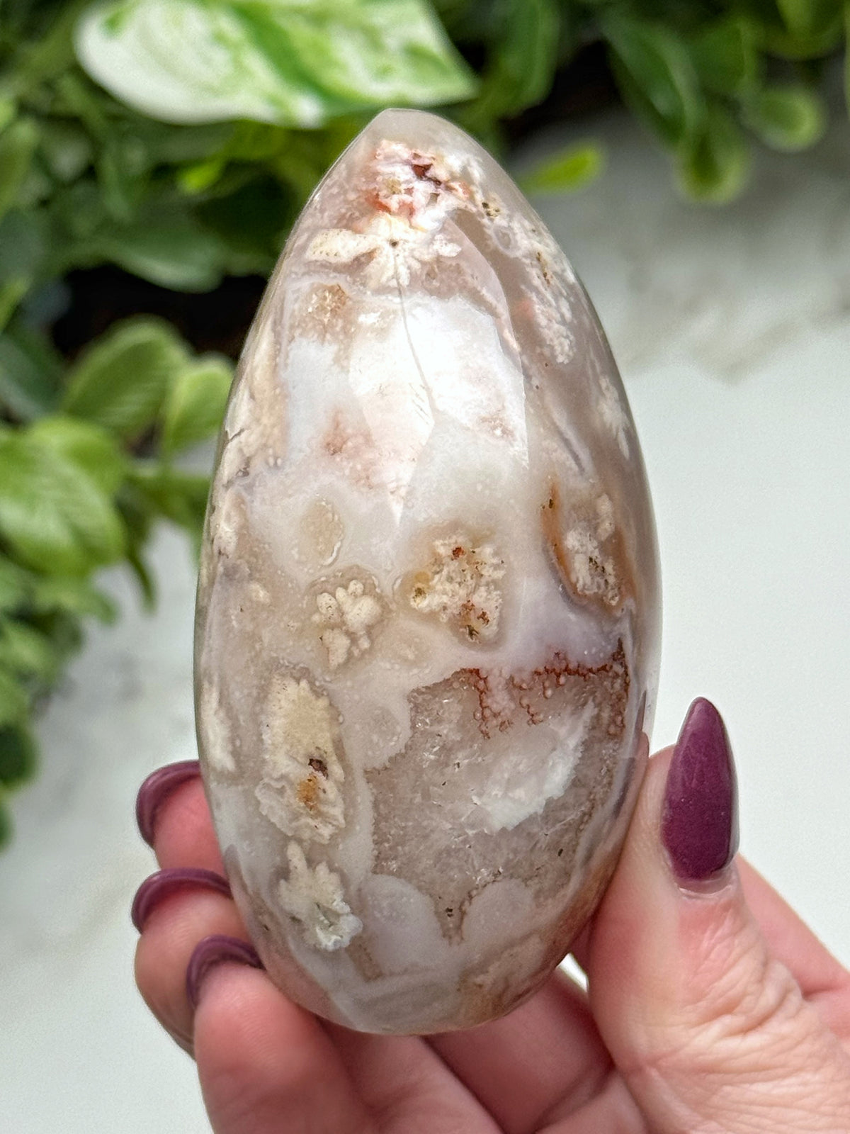 Flower Agate Freeform - #13