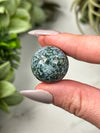 Moss Agate Mini Sphere - Heart Chakra - No. 30