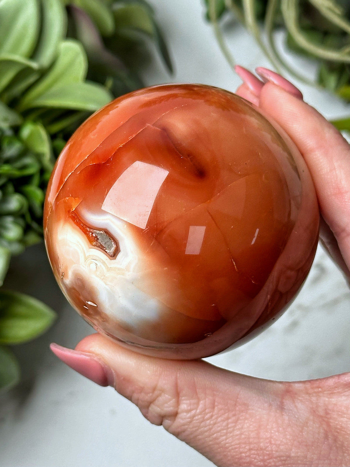 Carnelian Sphere - #14