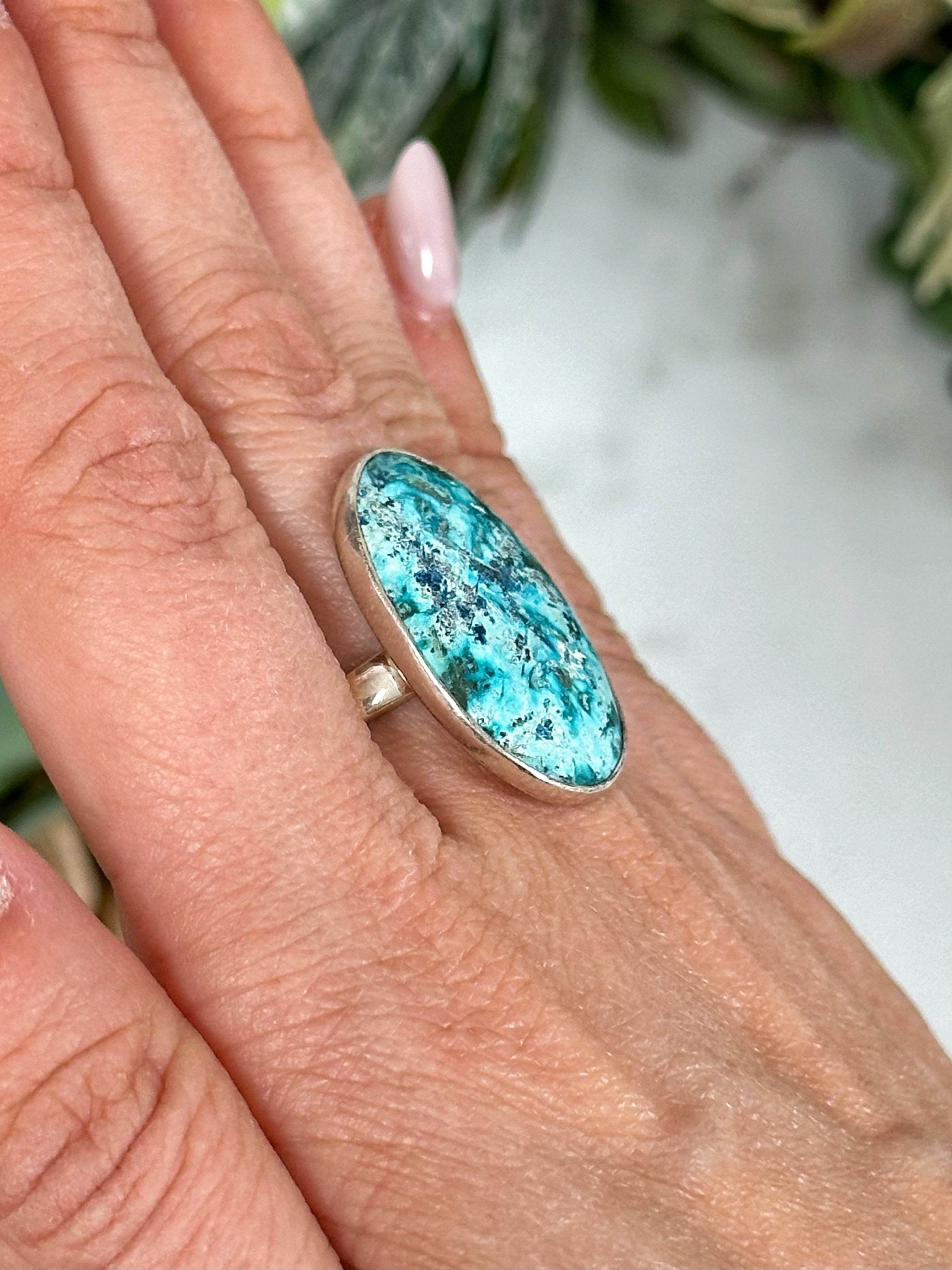 Shattuckite Ring - #1