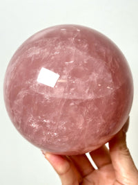 Six Star Rose Quartz Sphere - #1