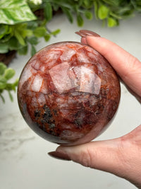Fire Quartz Sphere - #13