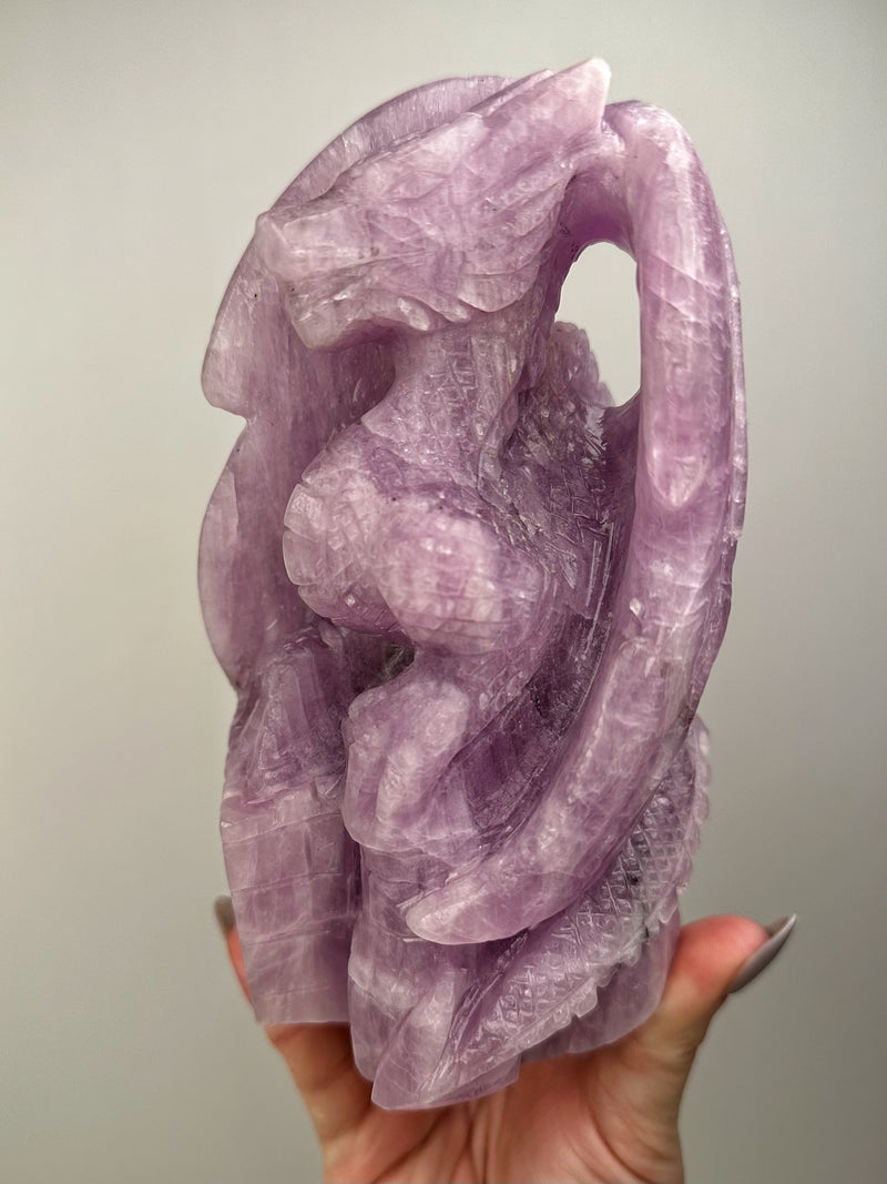 High Quality Kunzite Dragon - #3