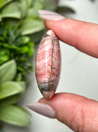 Rhodochrosite Palmstone - #14
