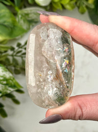 UV Reactive Amethyst Palmstone - #1