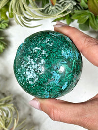 Chrysocolla Malachite Sphere - #1