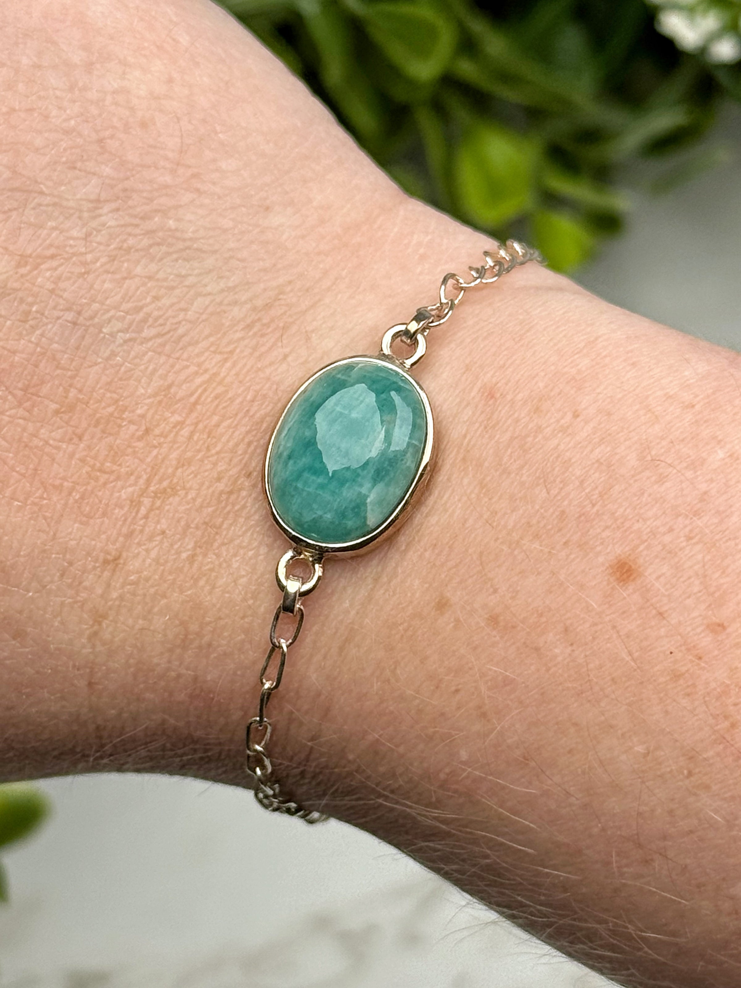 Amazonite Bracelets - Heart & Throat Chakra - No. 74