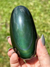 Rainbow Obsidian Palmstone - #10