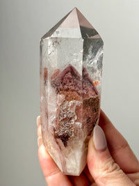 Polished Hematite in Quartz - #18