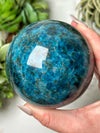 Blue Apatite Sphere - #6