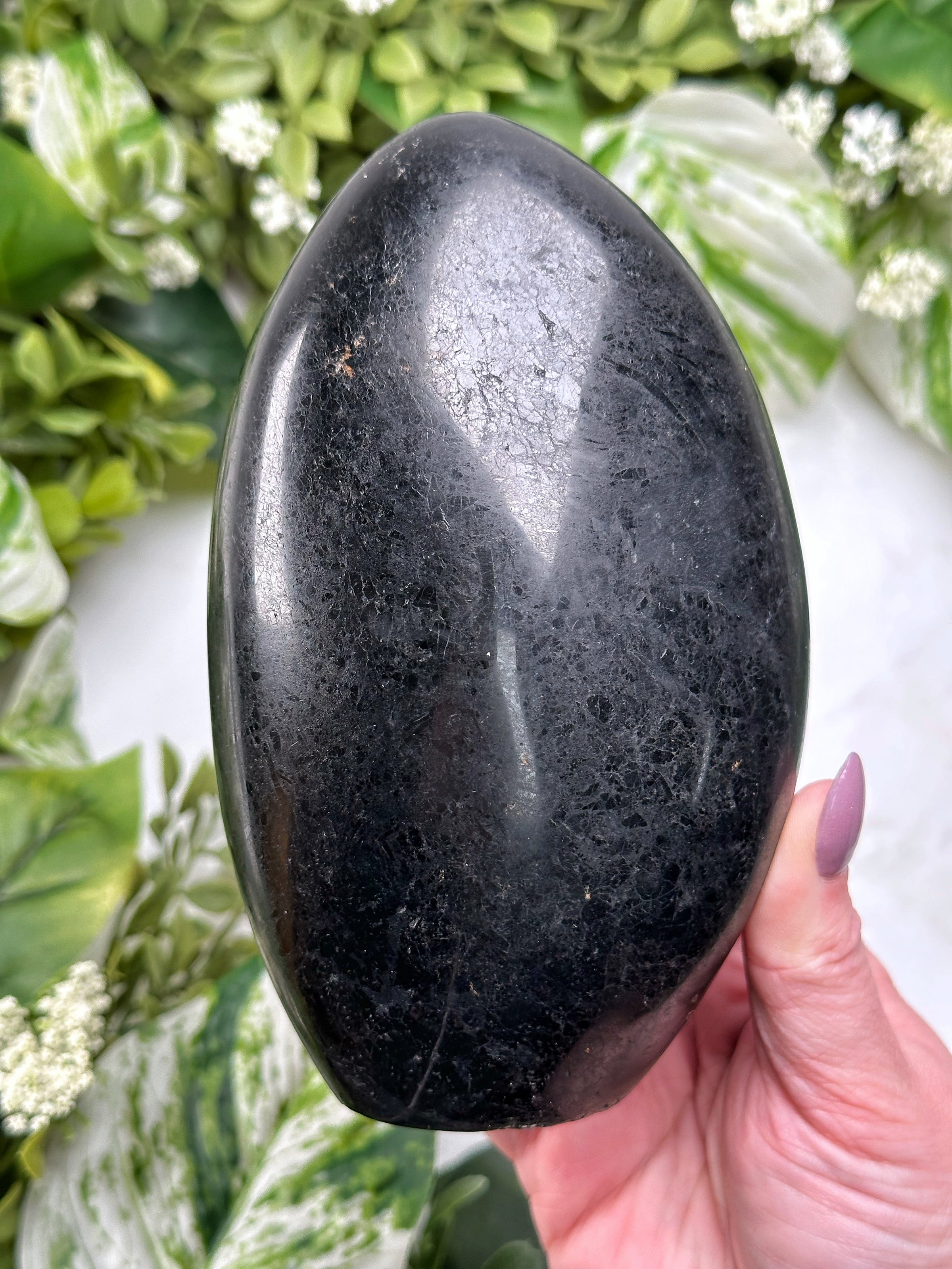 Black Tourmaline Freeform - #13