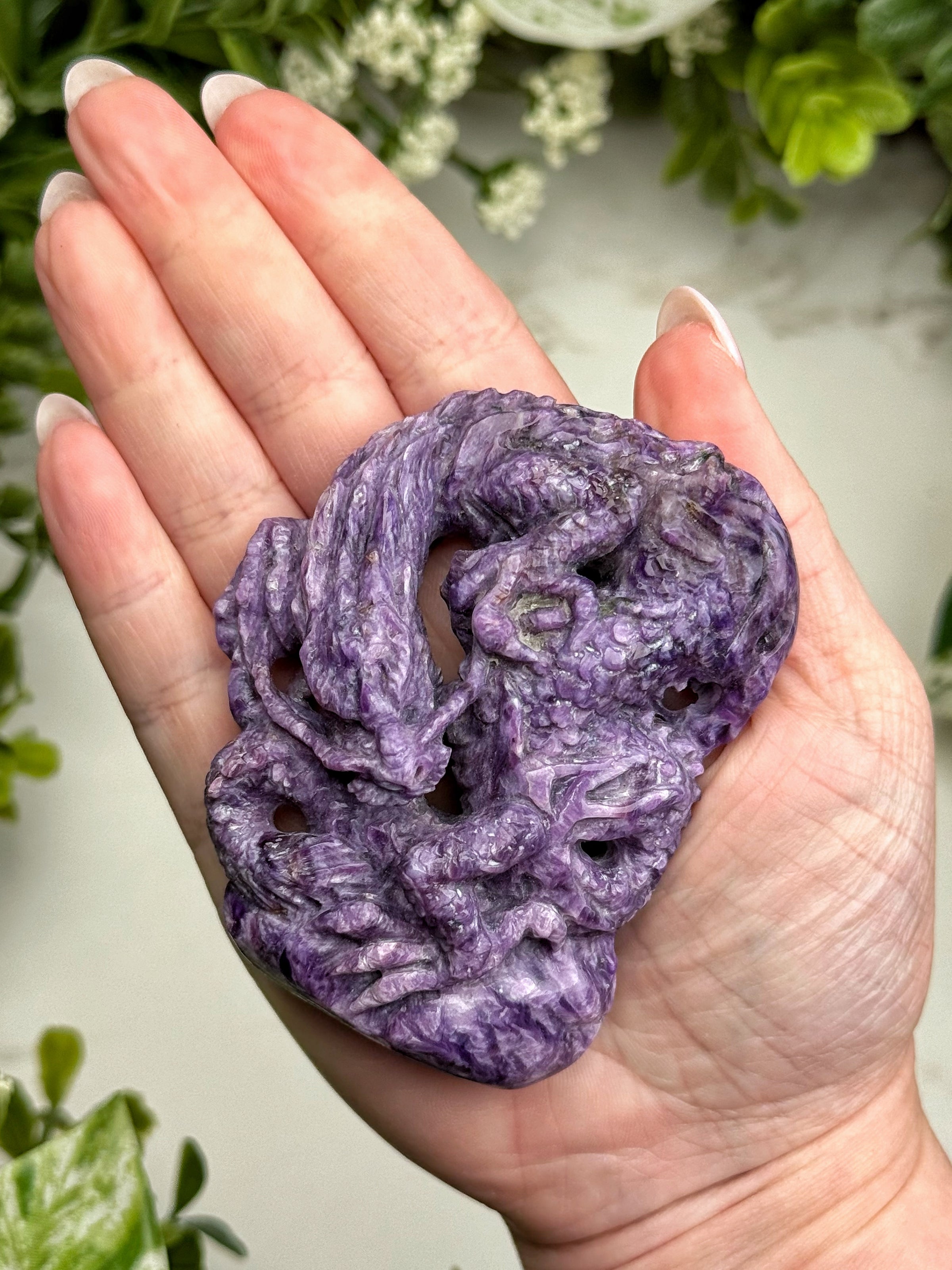 Charoite Dragon - #1
