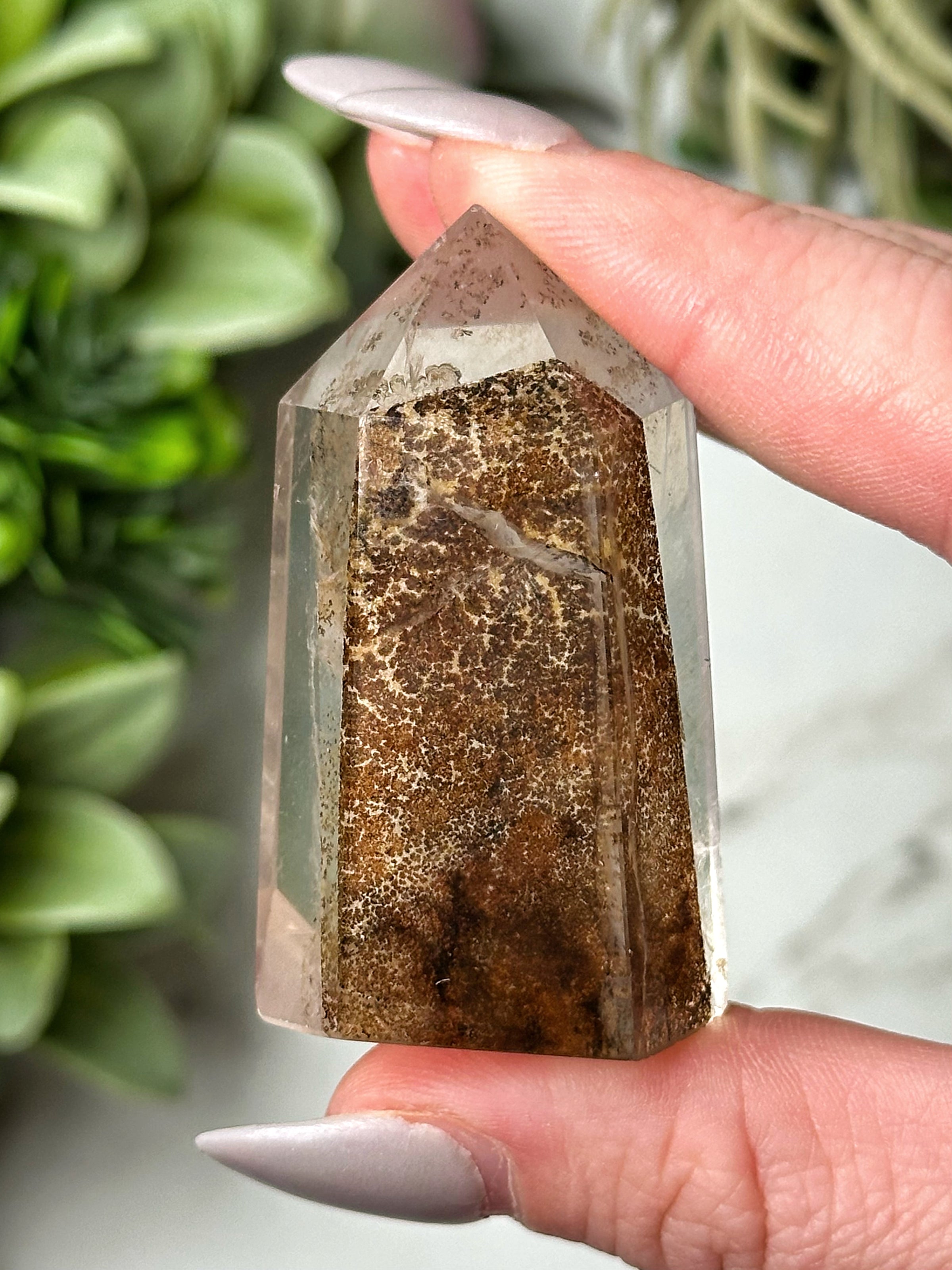 Dendritic Quartz Point - #9