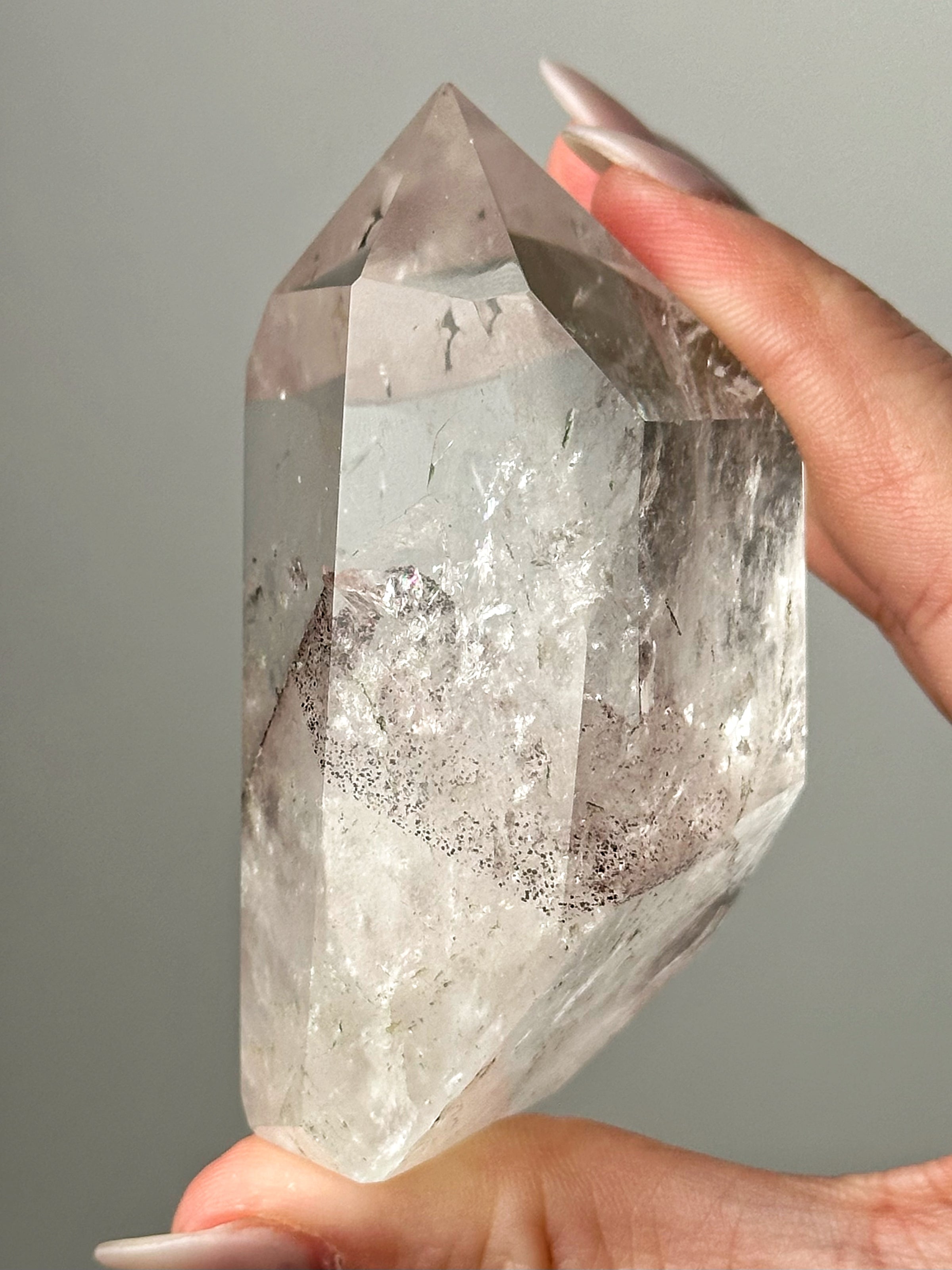 Polished Hematite in Quartz - #19