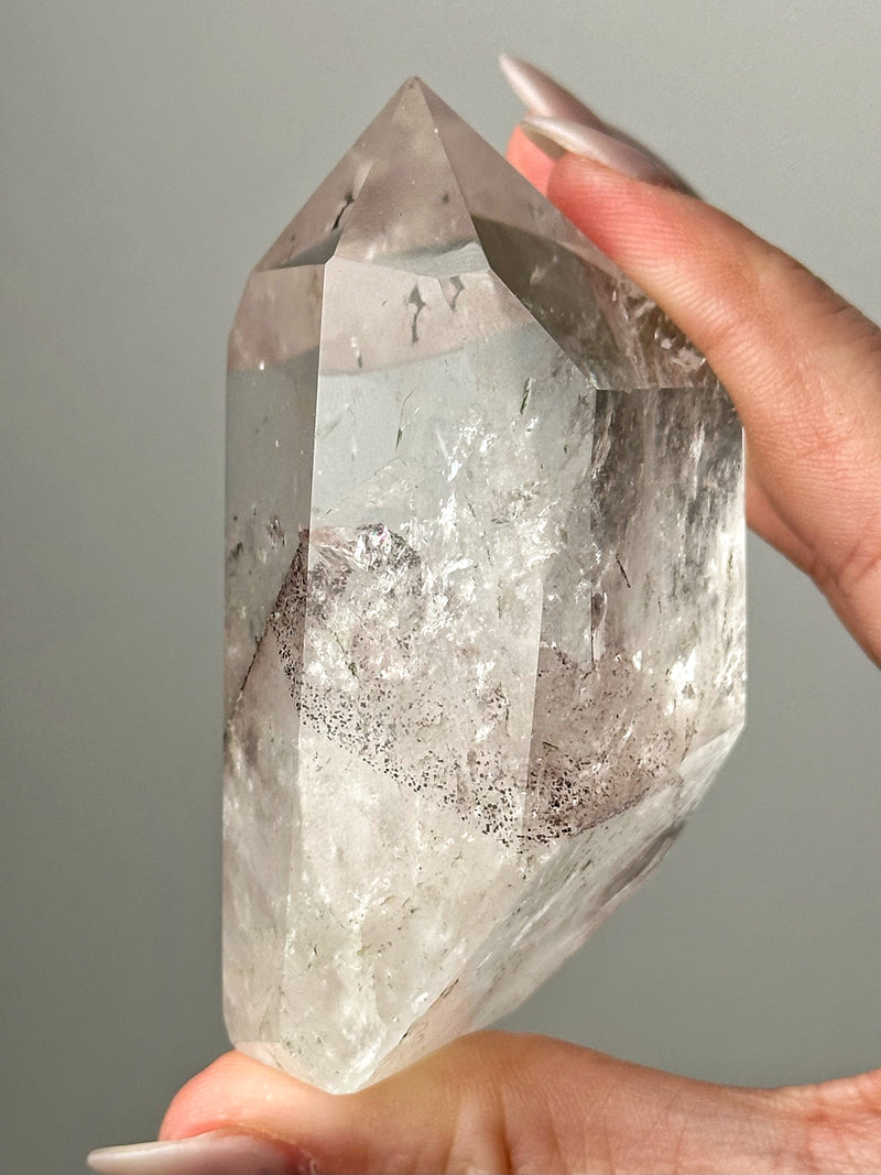 Polished Hematite in Quartz - #19